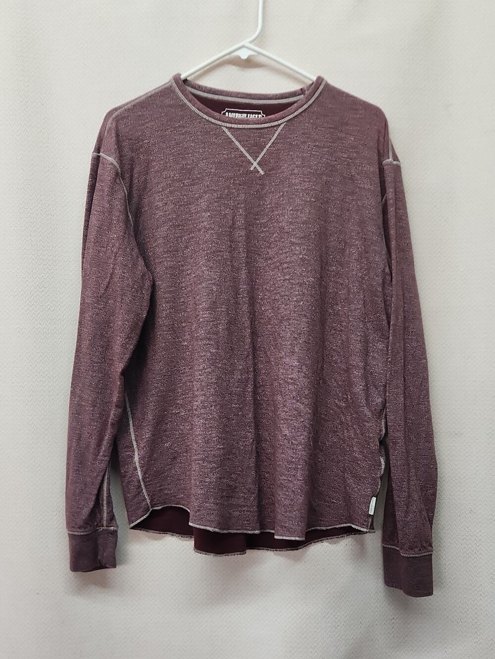 Weatherproof Men's Long-Sleeve Crewneck Shirt - Dusty Mauve